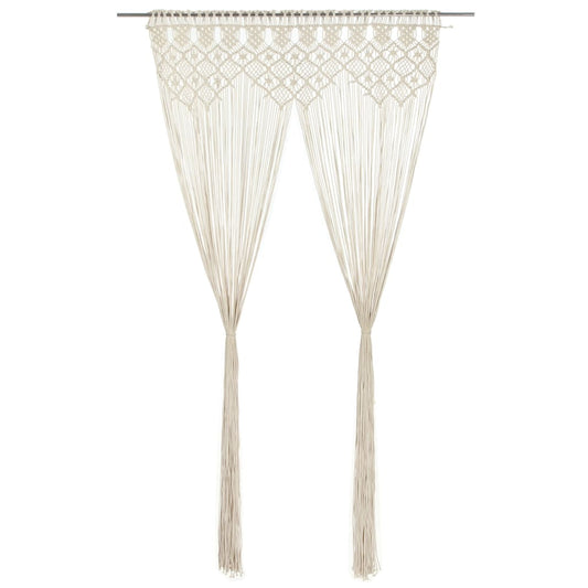 Macrame Curtain 140x240 cm Cotton