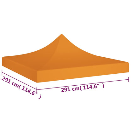 Party Tent Roof 3x3 m Orange 270 g/m²