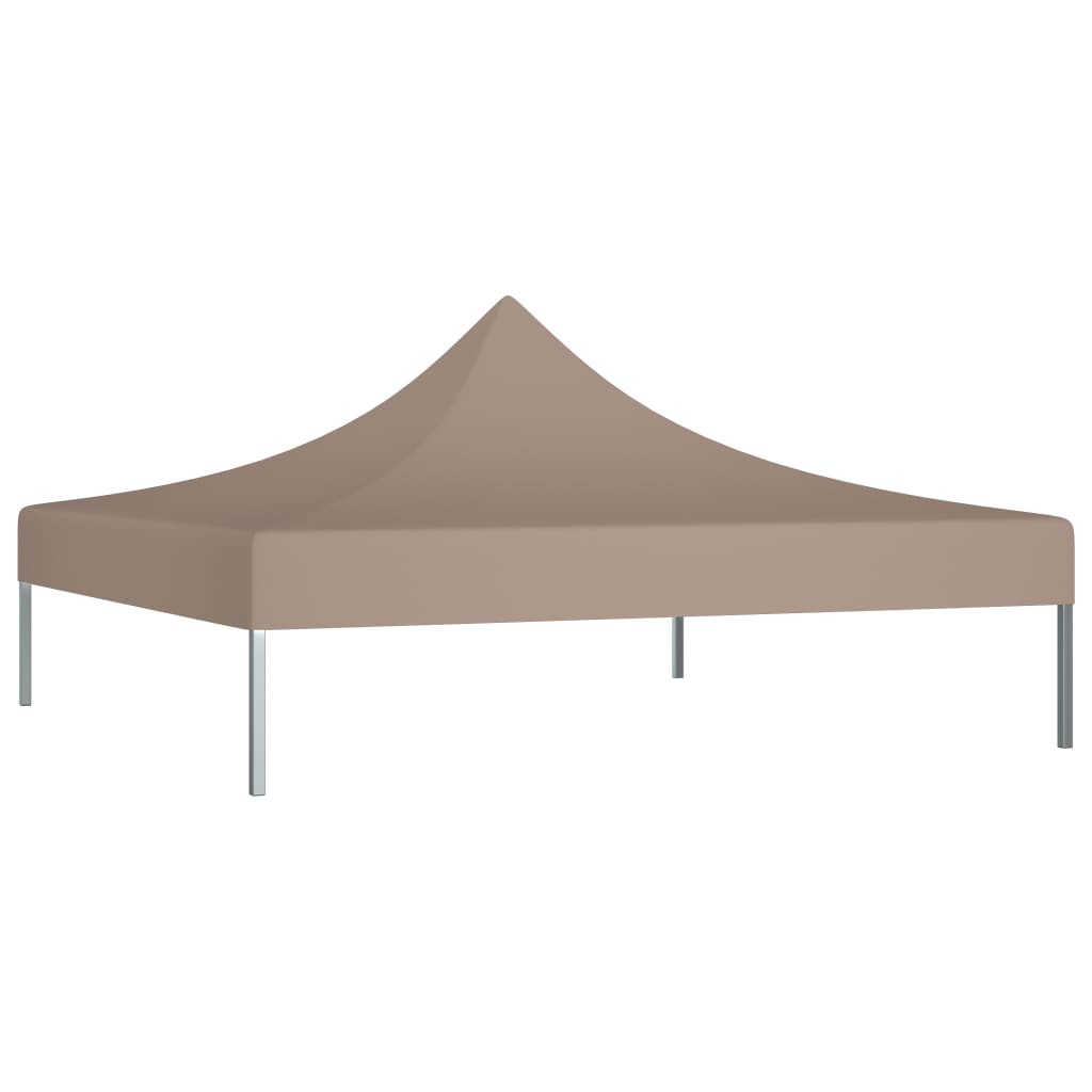 Party Tent Roof 3x3 m Taupe 270 g/m²