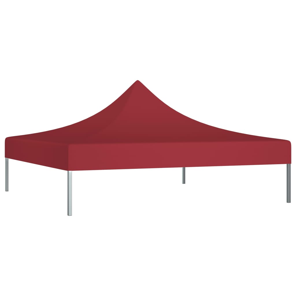 Party Tent Roof 3x3 m Burgundy 270 g/m²