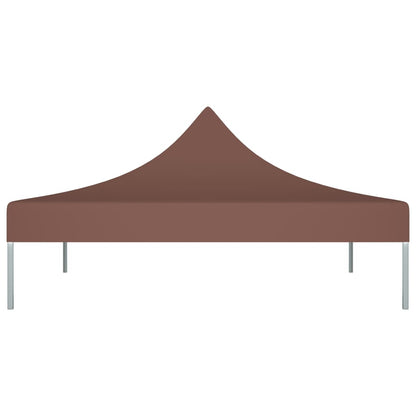 Party Tent Roof 3x3 m Brown 270 g/m²