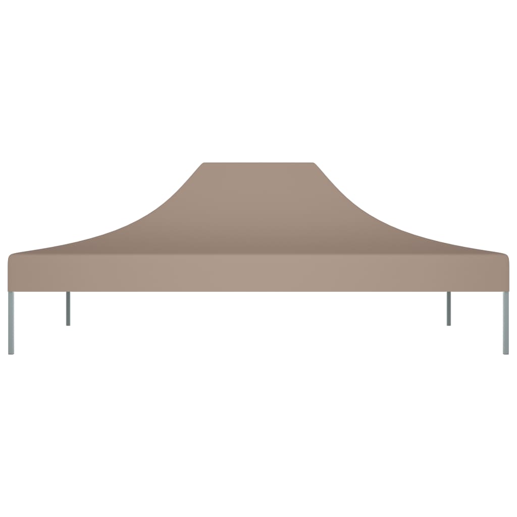 Party Tent Roof 4x3 m Taupe 270 g/m²