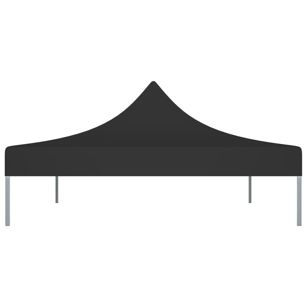 Party Tent Roof 4x3 m Black 270 g/m²