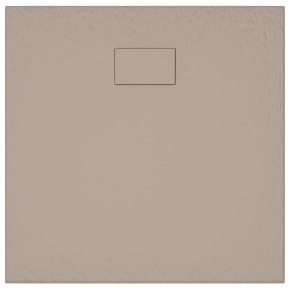 Shower Base Tray SMC Brown 90x80 cm