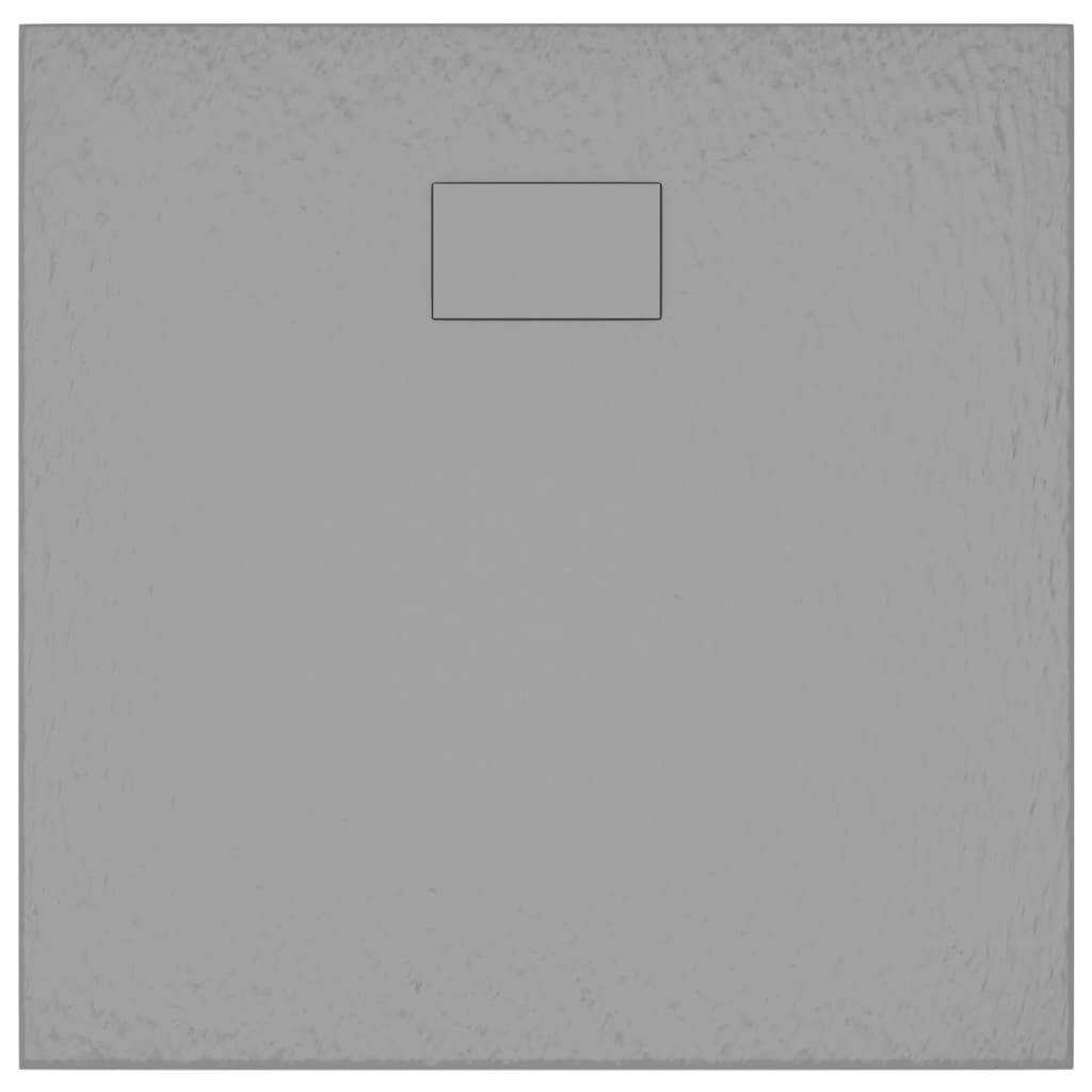 Shower Base Tray SMC Grey 90x80 cm