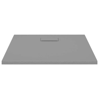 Shower Base Tray SMC Grey 90x90 cm