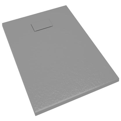 Shower Base Tray SMC Grey 100x70 cm