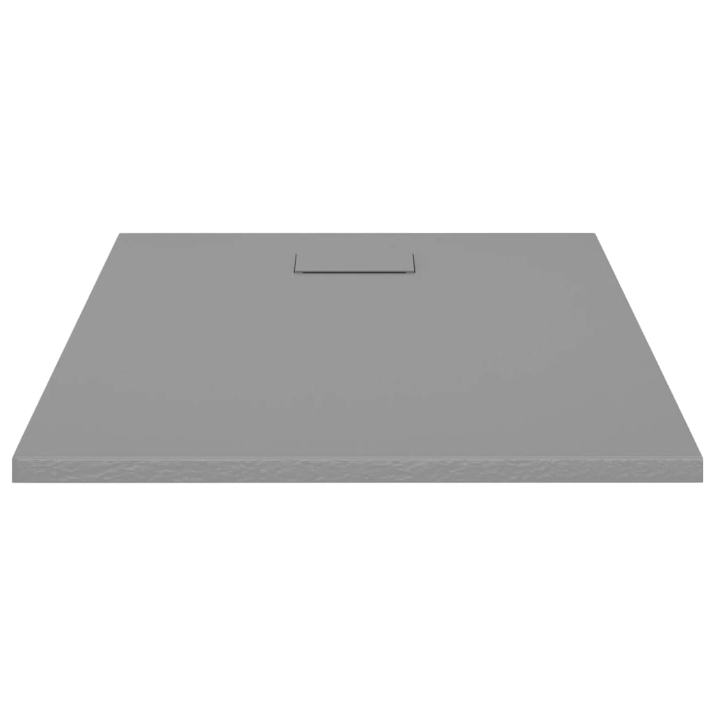 Shower Base Tray SMC Grey 100x80 cm