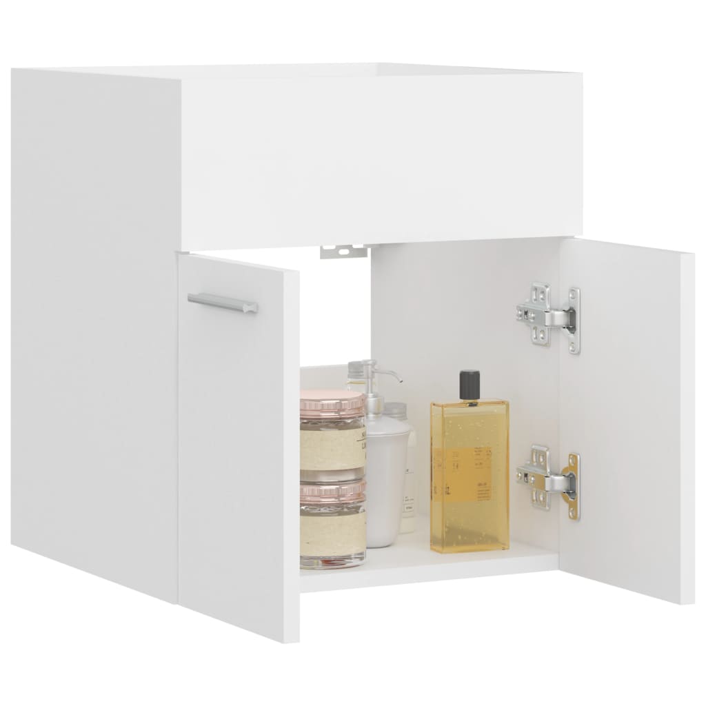 Sink Cabinet White 41x38.5x46 cm Engineered Wood