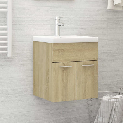 Sink Cabinet Sonoma Oak 41x38.5x46 cm Engineered Wood