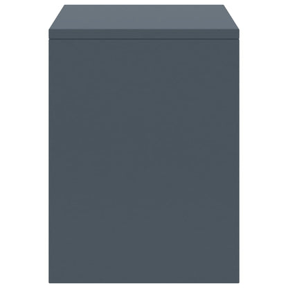 Bedside Cabinet Light Grey 35x30x40 cm Solid Pinewood