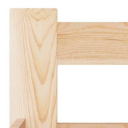 Bed Frame without Mattress Solid Pine Wood 200x200 cm