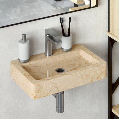 Sink Cream 38x24x6.5 cm Marble