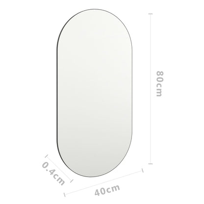 Mirror 80x40 cm Glass