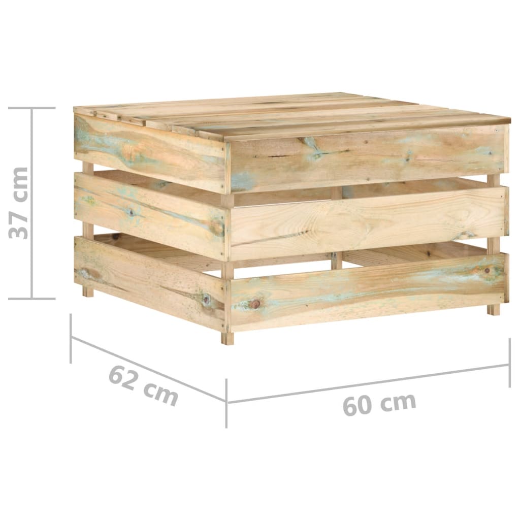 Garden Pallet Table Impregnated Pinewood