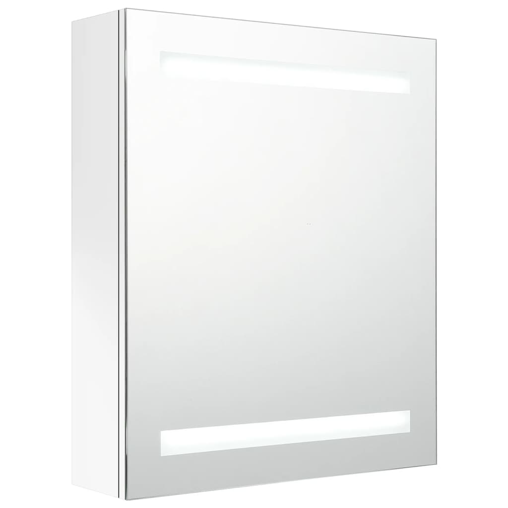 LED Bathroom Mirror Cabinet Shining White 50x14x60 cm
