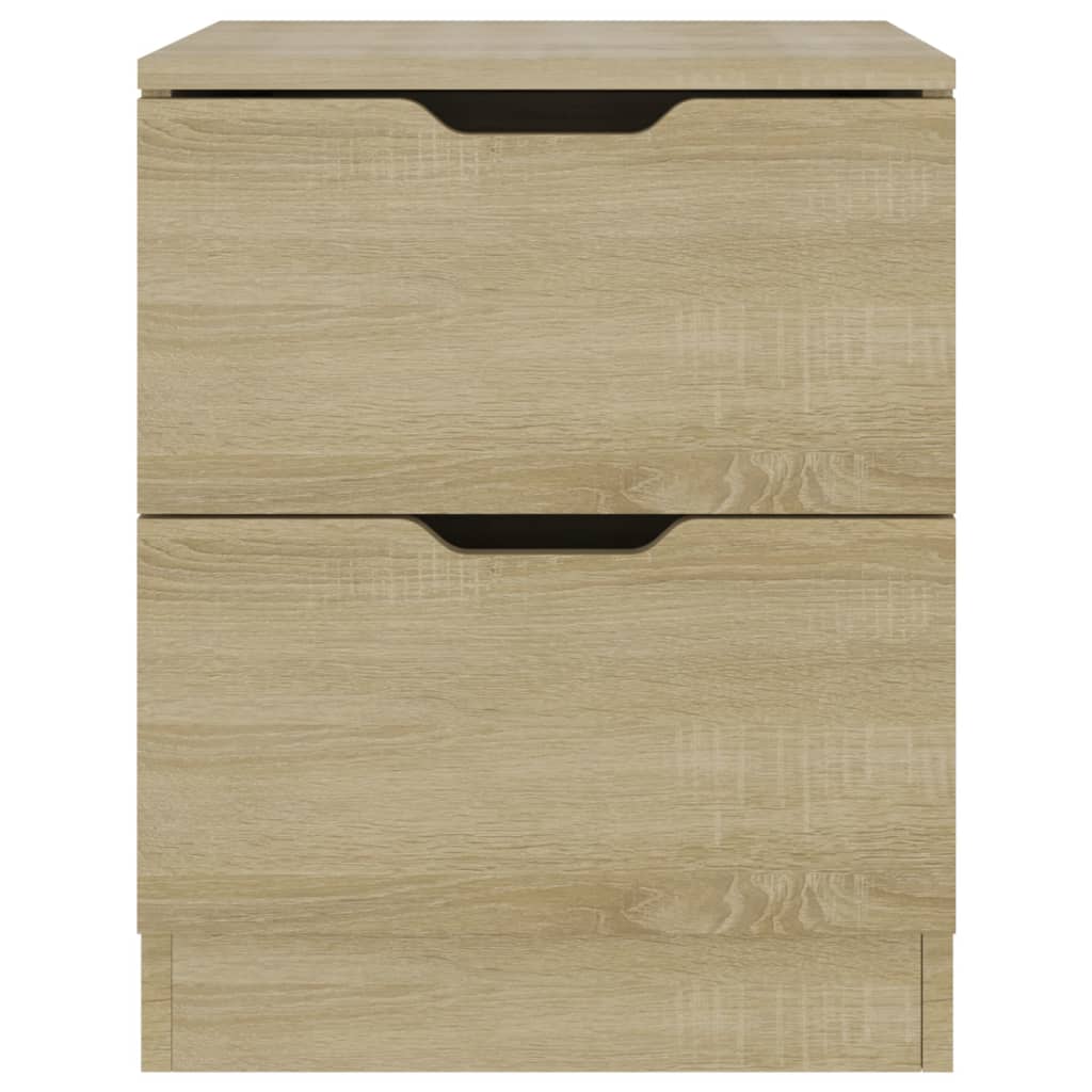 Bedside Cabinets 2 pcs Sonoma Oak 40x40x50 cm Engineered Wood