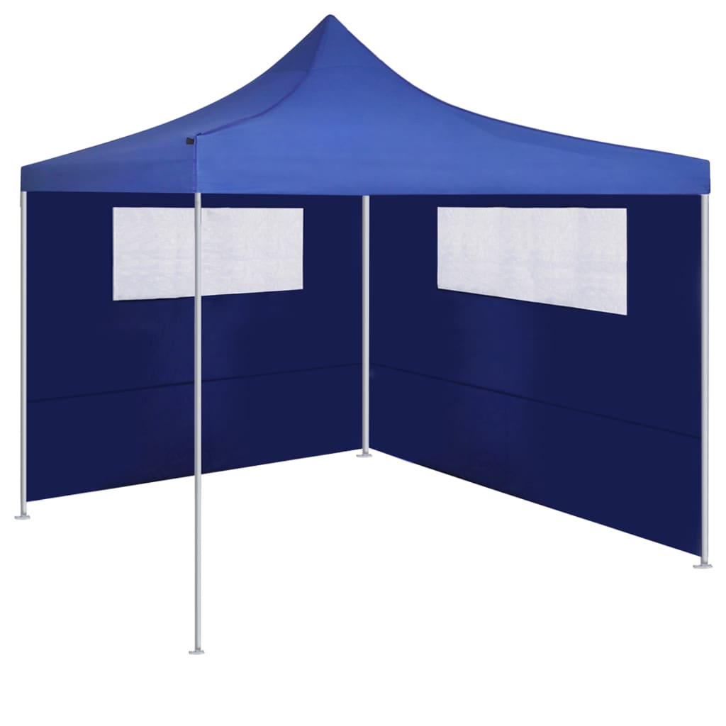 Gazebo Sidewalls with Windows 2 pcs Blue