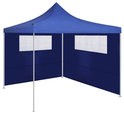 Gazebo Sidewalls with Windows 2 pcs Blue