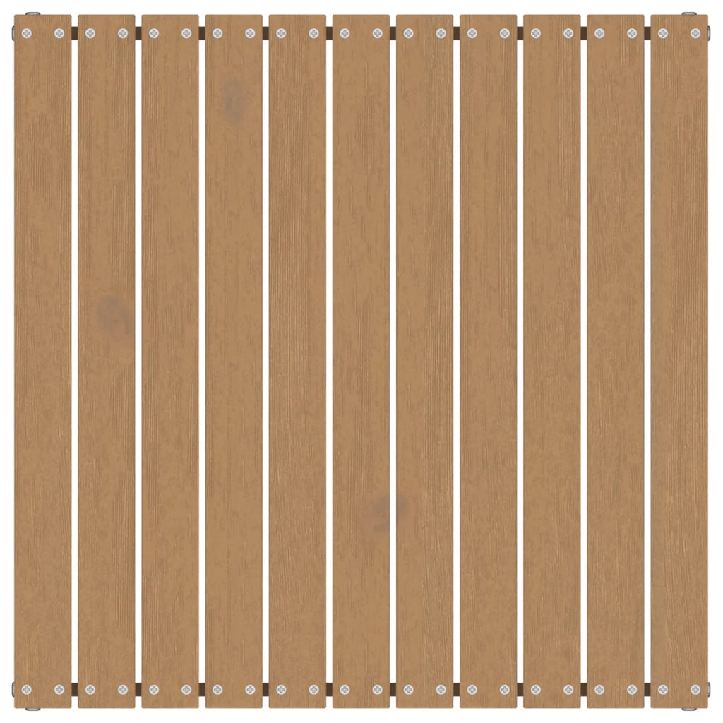 3 Piece Garden Lounge Set Honey Brown Solid Pinewood