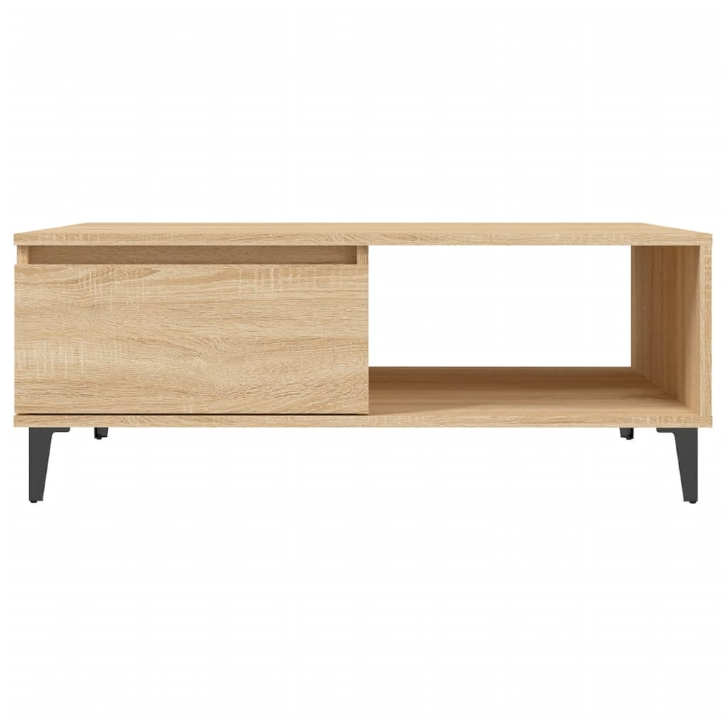 Coffee Table Sonoma Oak 90x60x35 cm Engineered Wood