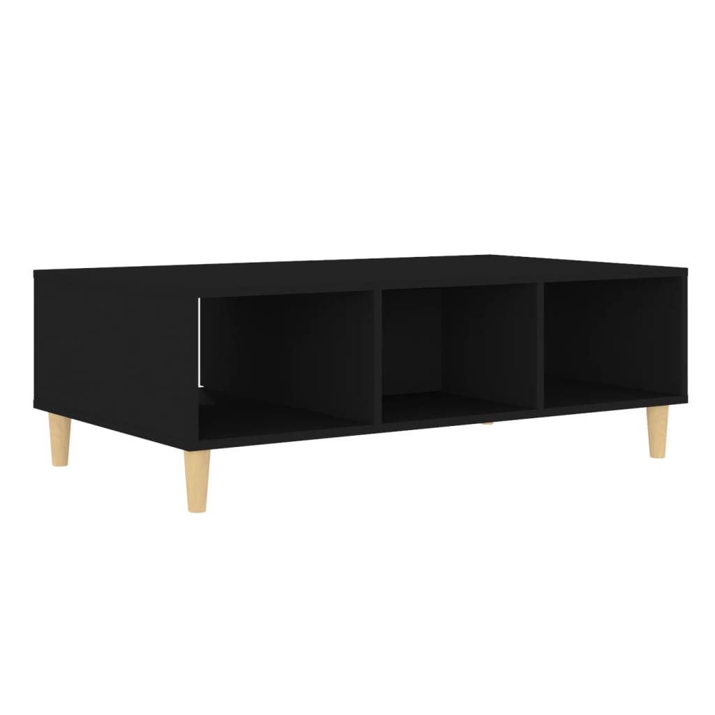 Coffee Table Black 103.5x60x35 cm Engineered Wood