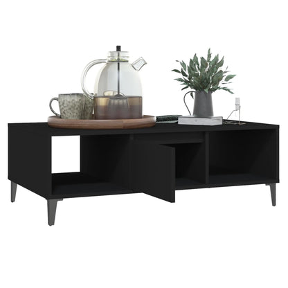 Coffee Table Black 103.5x60x35 cm Engineered Wood