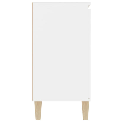 Sideboard White 101x35x70 cm Engineered Wood