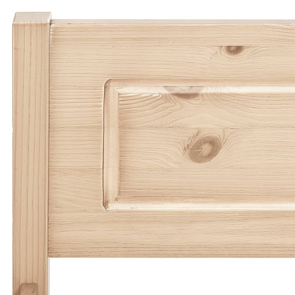 Bed Frame without Mattress Solid Pinewood 160x200 cm