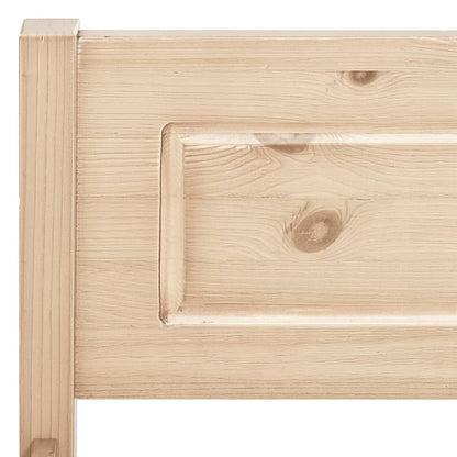 Bed Frame without Mattress Solid Pinewood 160x200 cm