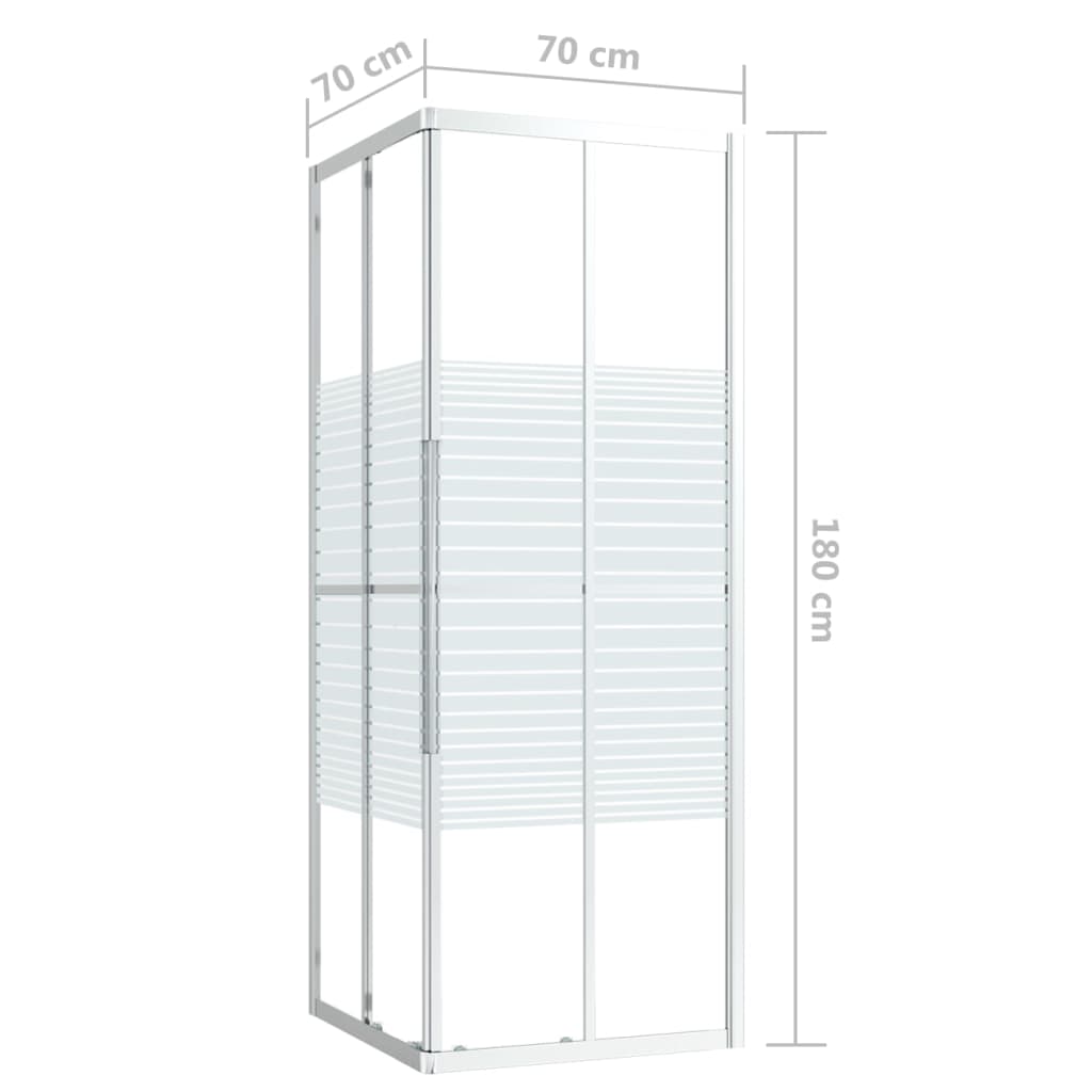 Shower Cabin ESG 70x70x180 cm