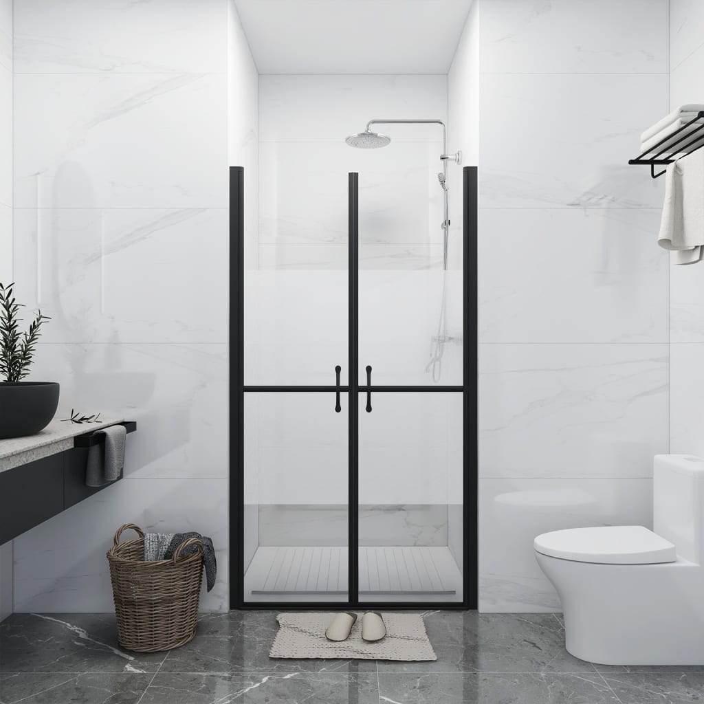 Shower Door Half Frosted ESG (83-86)x190 cm