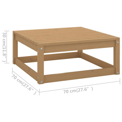 8 Piece Garden Lounge Set Solid Wood Pine