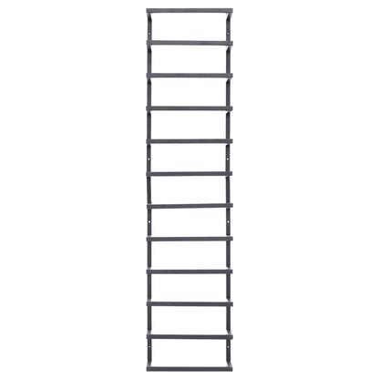 Towel Rack Black 24x12x96 cm Steel