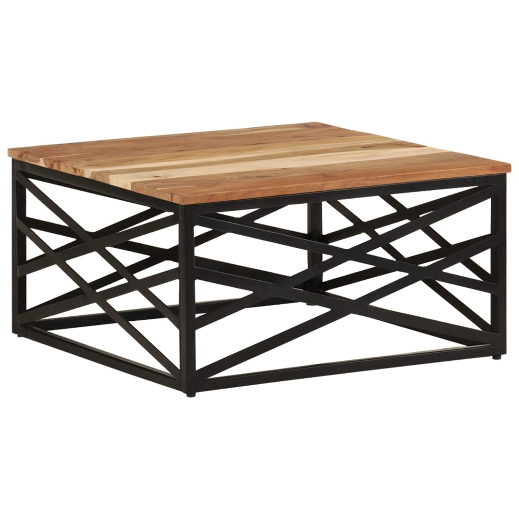 Coffee Table 68x68x35 cm Solid Acacia Wood