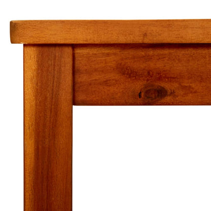Garden Coffee Table 110x110x45 cm Solid Acacia Wood