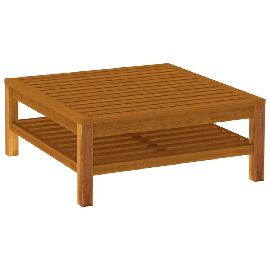 Coffee Table 65x65x35 cm Solid Acacia Wood