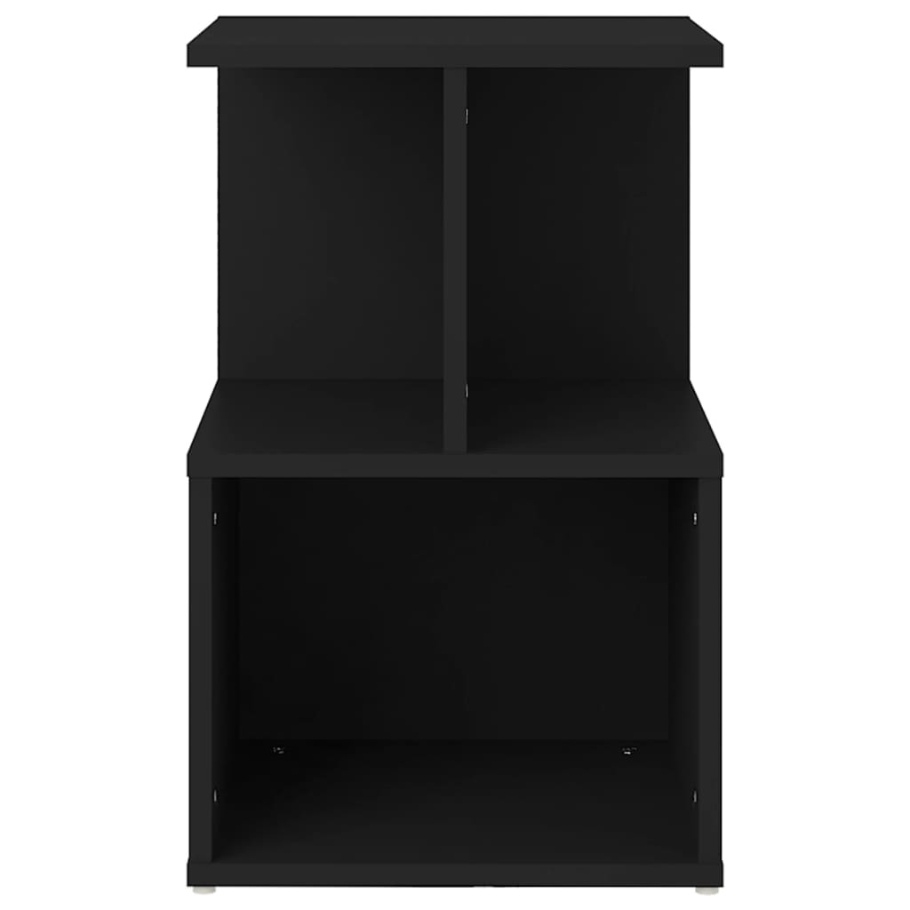 Bedside Cabinet Black 35x35x55 cm Engineered Wood