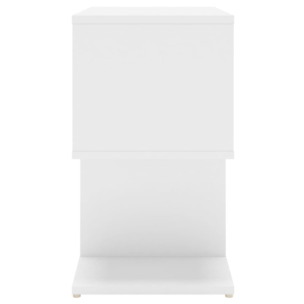 Bedside Cabinets 2 pcs White 50x30x51.5 cm Engineered Wood