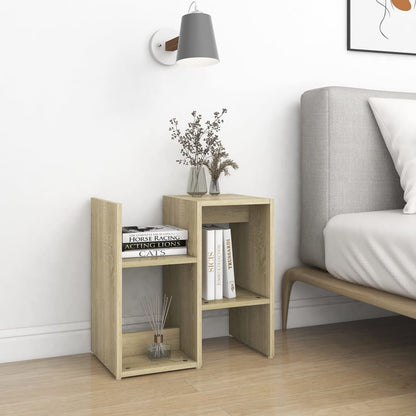 Bedside Cabinet Sonoma Oak 50x30x51.5 cm Engineered Wood
