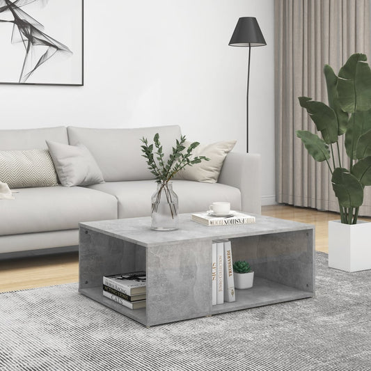 Coffee Table Concrete Grey 90x67x33 cm Engineered Wood