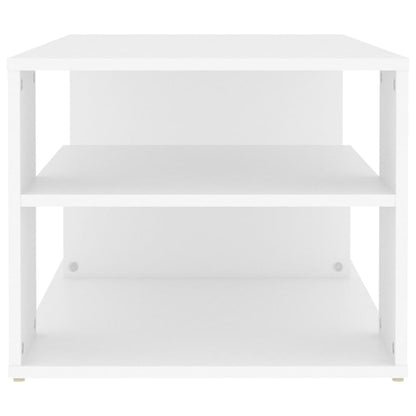 Coffee Table White 100x50x40 cm Engineered Wood