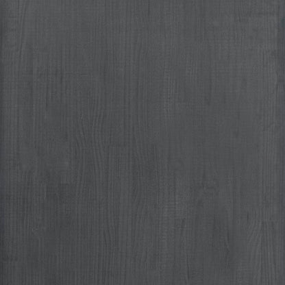 Storage Shelf Grey 60x30x105 cm Solid Pine Wood