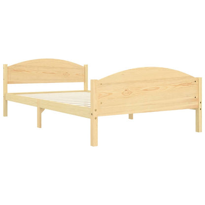 Bed Frame Solid Pine Wood 120x200 cm