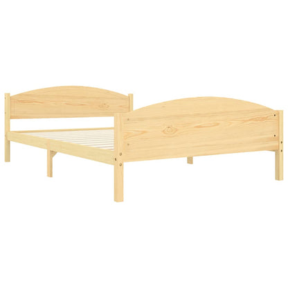 Bed Frame Solid Pine Wood 140x200 cm
