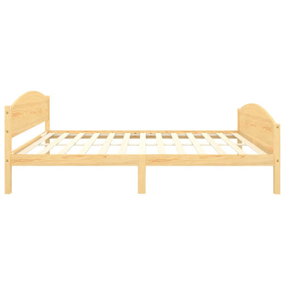 Bed Frame Solid Pine Wood 160x200 cm