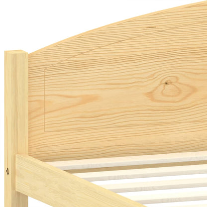 Bed Frame Solid Pine Wood 160x200 cm