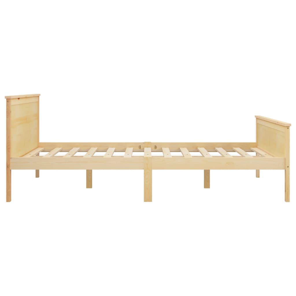 Bed Frame Solid Wood Pine 140x200 cm