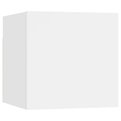 Bedside Cabinet White 30.5x30x30 cm Engineered Wood