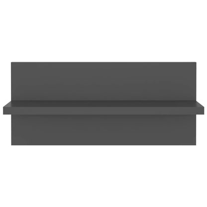 Wall Shelf 4 pcs Grey 40x11.5x18 cm Engineered Wood